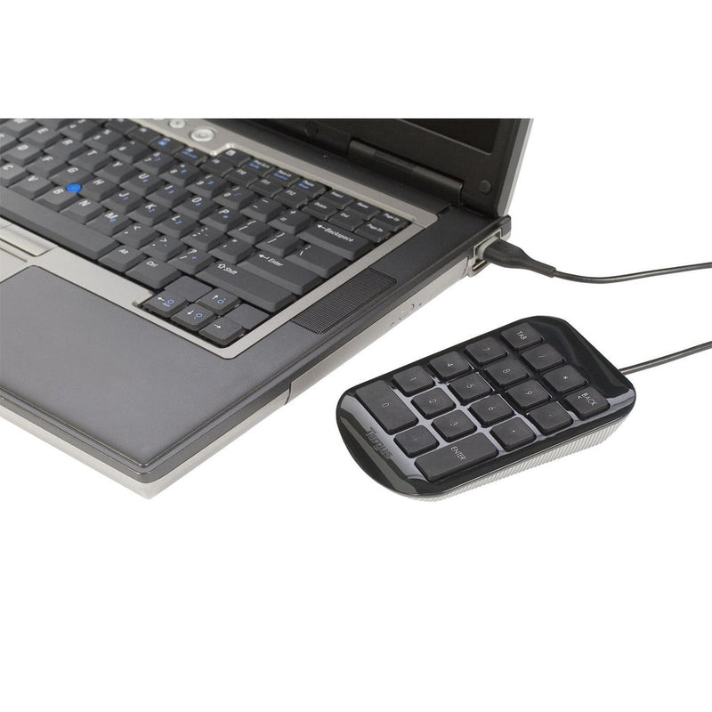 TARGUS AKP10US, NUMERIC KEYPAD FEATURING FULL SIZED KEYS FOR INCREASED ACCURACY, CORDED - AKP10US
