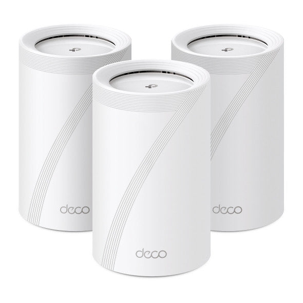 TP-LINK DECO BE65 MESH WI-FI SYSTEM, BE11000, TRI-BAND, 3-PACK, 2.5 Gbps(4), ANT(4), 3YR W - DECO BE65(3-PACK)