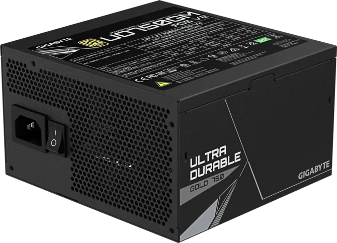 Gigabyte UD750GM PG5 V2 750W ATX Power Supply 80 Plus Gold Efficiency