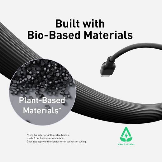 ANKER 544 BIO-BASED USB-C TO USB-C TO USB-C CABLE (0.9MBLACK) - A80F1H11
