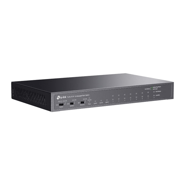 TP-Link PoE Switch TL-SL1311P 11 Port Fast Ethernet Gigabit PoE+ 65W