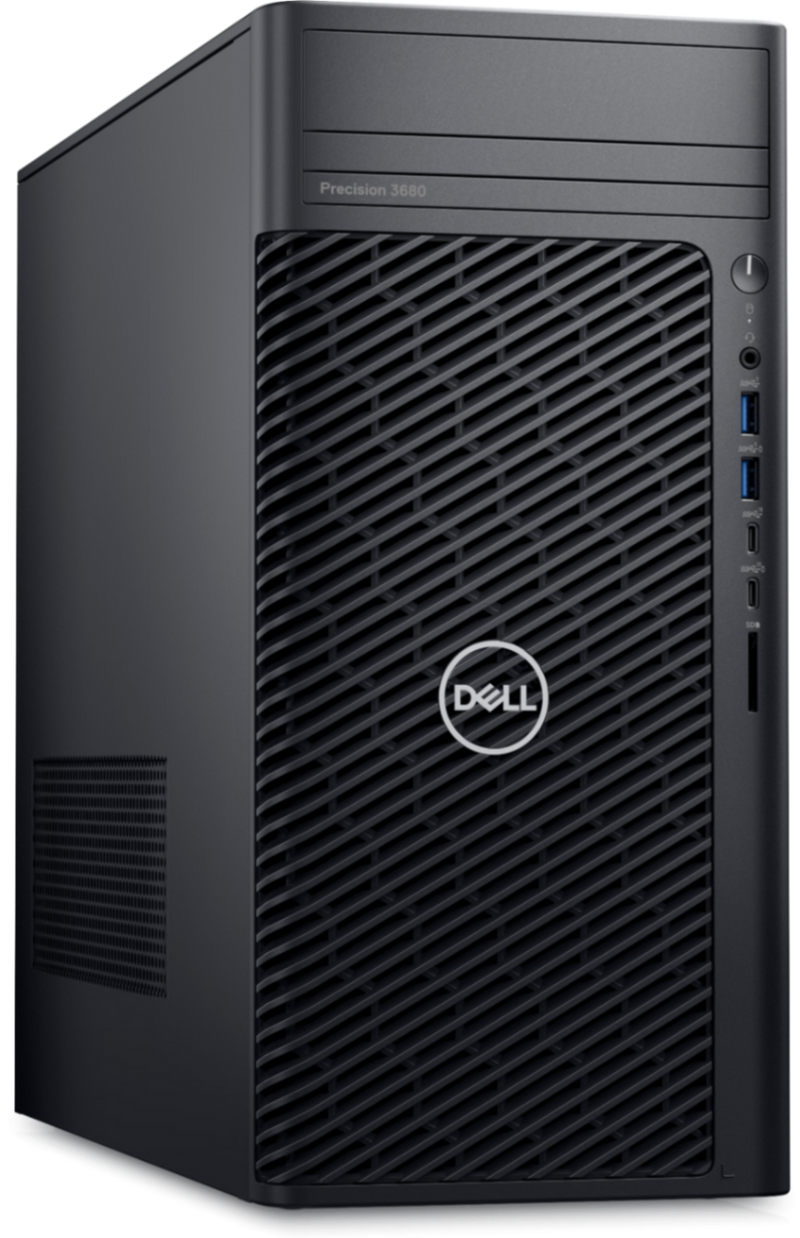 DELL PRECISION 3680 TOWER, i7-14700K, 32GB, 1TB, T1000(4GB), NO-WL, W11P, 3YP