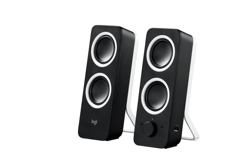 LOGITECH Z200 STEREO SPEAKERS,RMS(5W),3.5MM(1),BLACK,2YR WTY-980-000850