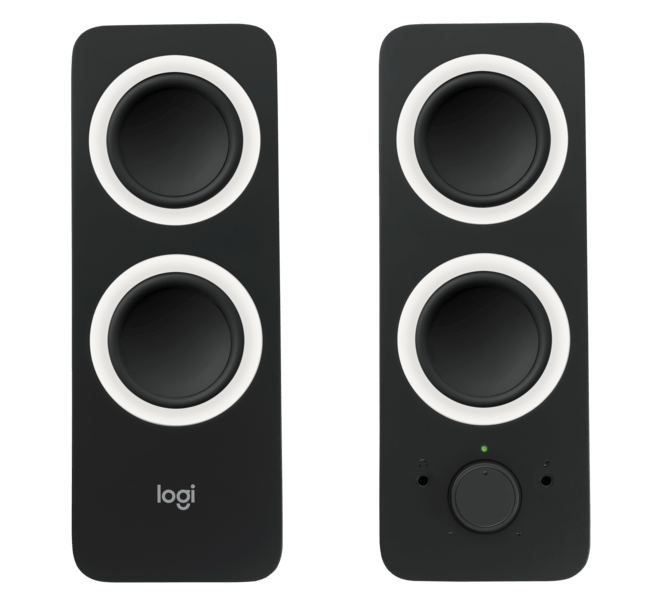 LOGITECH Z200 STEREO SPEAKERS,RMS(5W),3.5MM(1),BLACK,2YR WTY-980-000850