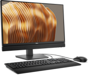 Off center shot of the front of the Dell Pro 24 With mouse and keyboard