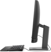 Profile view of the left side of the Dell Pro 24 With mouse and keyboard