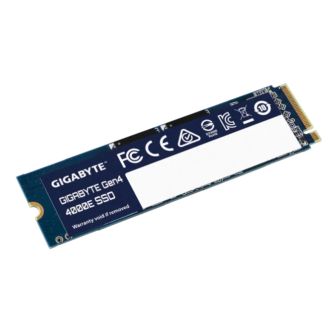 GIGABYTE Gen4 4000E 500GB M.2 NVMe PCIe 4.0 x4 SSD 3600MB/s Read 3000MB/s Write