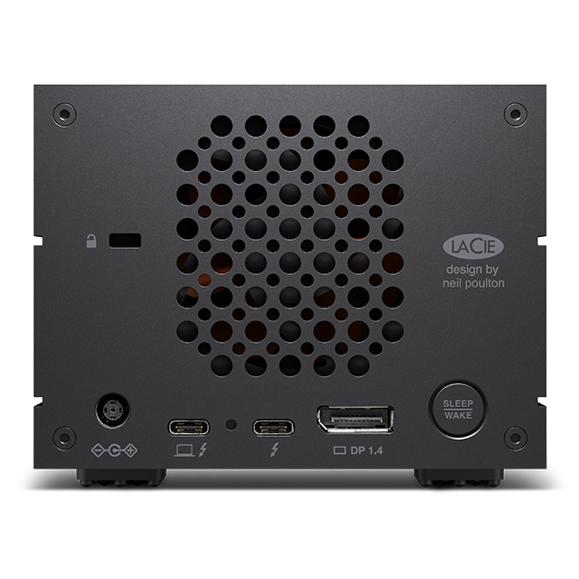 LaCie 2big Dock V2 48TB External HDD 550MB/s USB‑C Thunderbolt 4 DP Card Reader
