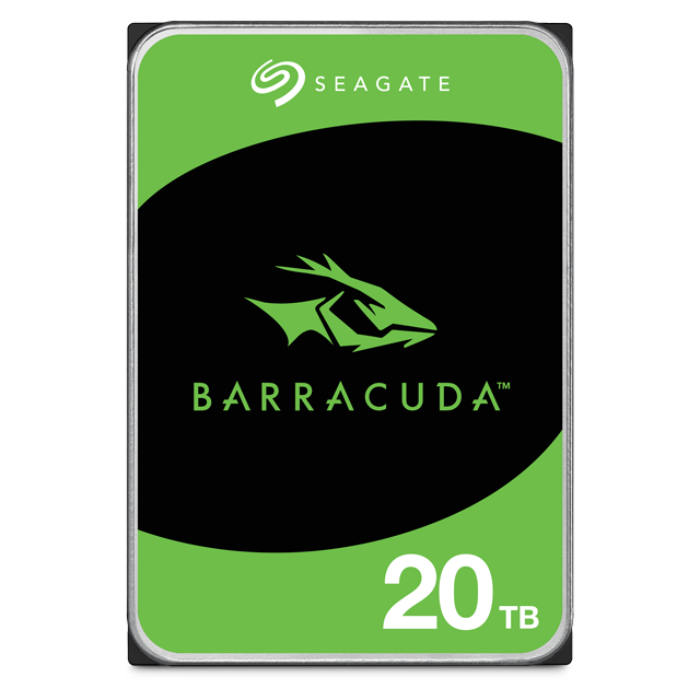 Seagate BarraCuda 20TB 3.5in SATA HDD 512MB Desktop Internal Hard Drive