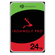 SEAGATE IRONWOLF NAS PRO INTERNAL 3.5" SATA DRIVE, 24TB, 6GB/S, 7200RPM, 5YR WTY