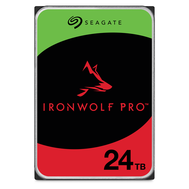 SEAGATE IRONWOLF NAS PRO INTERNAL 3.5" SATA DRIVE, 24TB, 6GB/S, 7200RPM, 5YR WTY