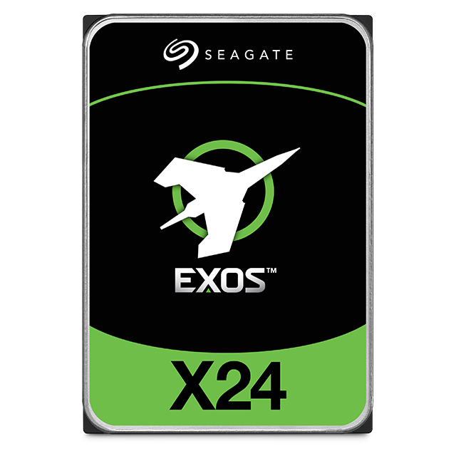 SEAGATE EXOS ENTERPRISE 512E INTERNAL 3.5" SATA DRIVE, 24TB, 6GB/S, 7200RPM, 5YR WTY