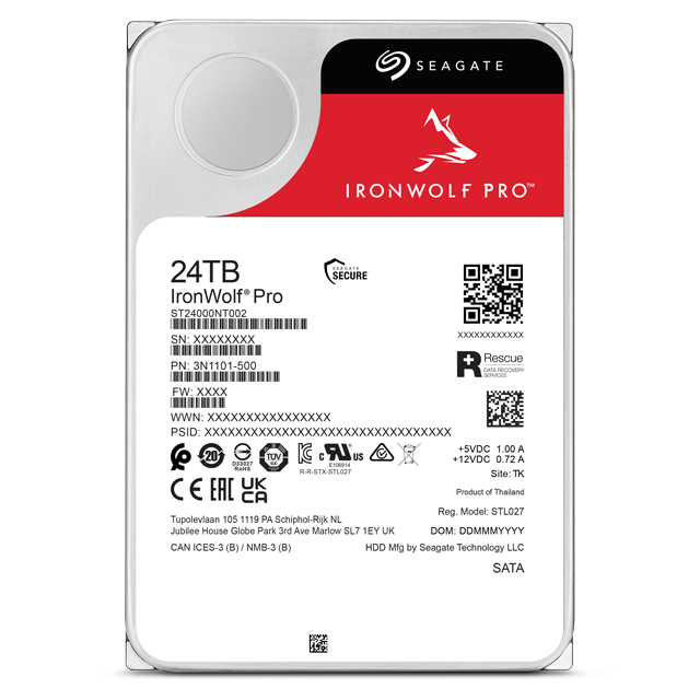SEAGATE  24TB INTERNAL 3.5" SATA DRIVE