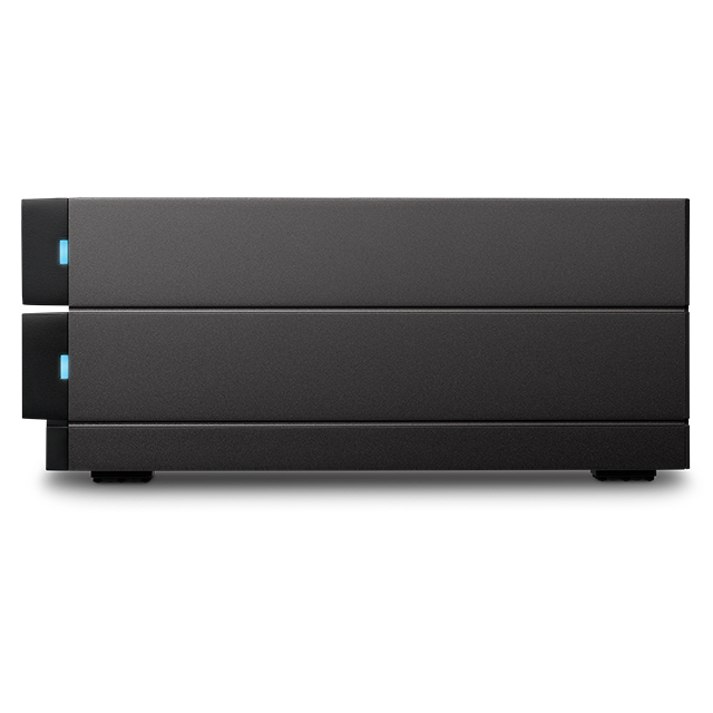 LaCie 2big Dock V2 48TB External HDD 550MB/s USB‑C Thunderbolt 4 DP Card Reader