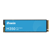 Front view of Biwin M350 1TB M.2 PCIe Gen4 NVMe SSD - 6000MB/s Read, 5000MB/s Write