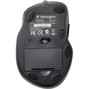 Kensington Pro Fit Wireless Full-Size USB Mouse 2.4GHz Ergonomic Black