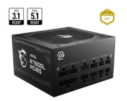 MSI MAG A750GL PCIE5 750W Up to 90% (80 Plus Gold) ATX Power Supply Unit