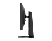 Side profile of MSI flat gaming monitor showing slim VA panel and modern design