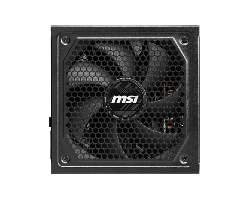 MSI MAG A1000GL PCIE5 ATX Power Supply Unit, 80 PLUS Gold, Fully modular flat cables, 0 RPM Mode, Active PFC design