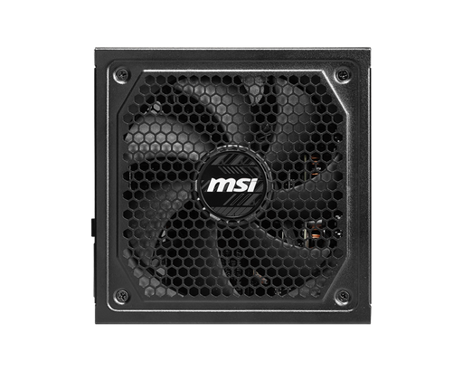 MSI MAG A1000GL PCIE5 ATX Power Supply Unit, 80 PLUS Gold, Fully modular flat cables, 0 RPM Mode, Active PFC design