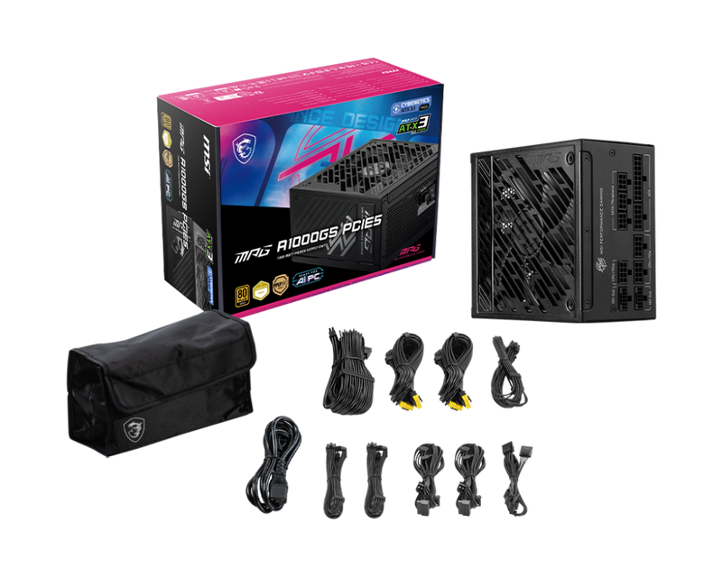 MPG A1000GS PCIE5 Power Supply - 4