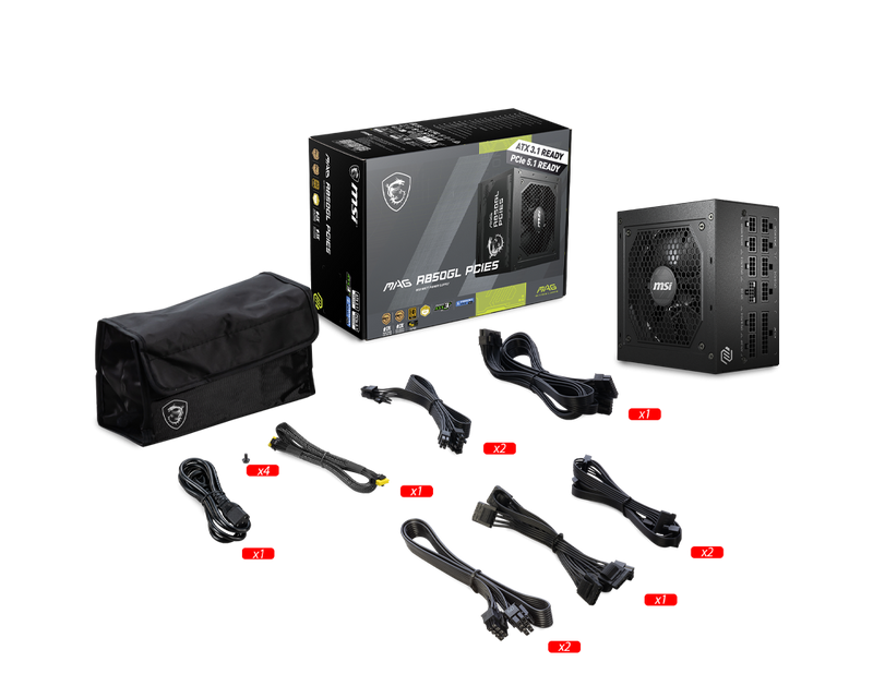 MSI 850W MAG A850GL ATX  - 4