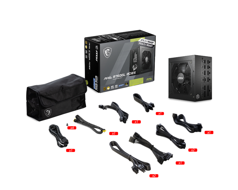 MSI 750W ATX Power Supply