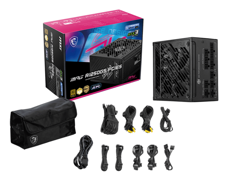 MPG A1250GS PCIE5 Power Supply - 4