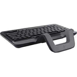 Belkin Secure Wired Tablet Keyboard With Stand English US Multimedia Hotkeys Black