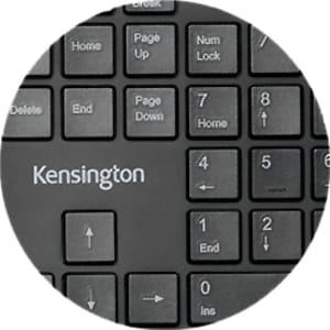 Kensington Pro Fit Ergonomic Wired Keyboard with Wrist Rest Black USB Keyboard