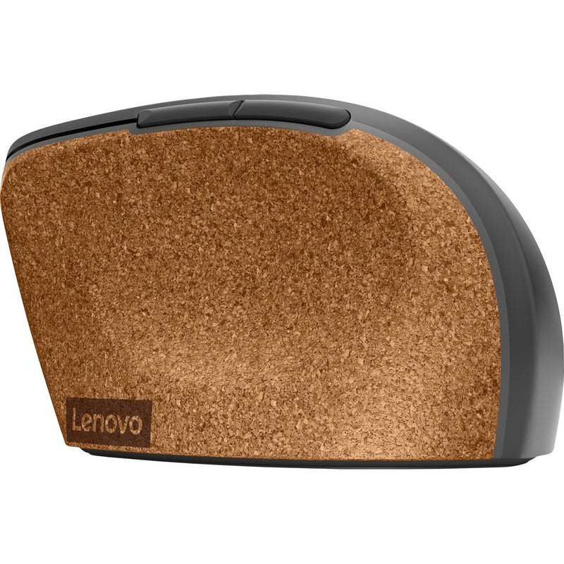 Lenovo Go Wireless Vertical Mouse USB-A Optical 6 Button Storm Grey
