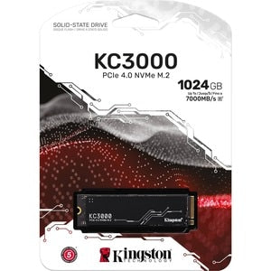 1 TB Internal M.2 2280 Solid State Drive Kingston KC3000 NVMe 4.0 x4 7000MB/s
