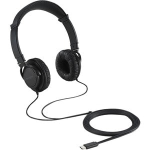 Kensington K97456WW Wired USB-C Stereo Headphones Over-Ear Binaural Hi-Fi