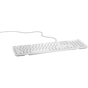 DELL KB216 Wired Keyboard White USB Multimedia US English Layout