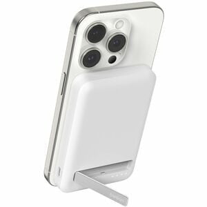 BELKIN MAGNETIC POWER BANK WITH Qi2 15W 5K (WHITE), CABLE