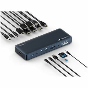 Kensington SD5900T Thunderbolt 4 Dock Quad 4K 96W PD SD Reader Ethernet
