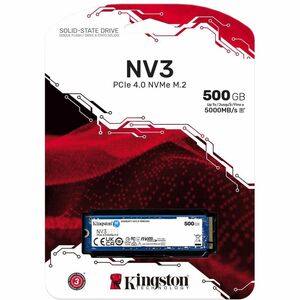 500 GB Internal M.2 2280 Solid State Drive Kingston NV3 PCI Express NVMe 4.0 x4