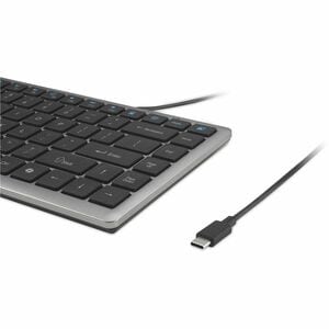 Kensington KB415 USB-C Wired Compact Keyboard Space Gray 16 programmable keys