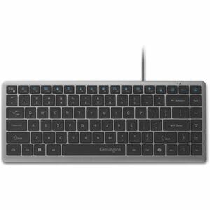 Kensington KB415 USB-C Wired Compact Keyboard Space Gray 16 programmable keys