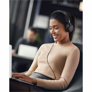 Jabra Evolve2 40 SE MS Stereo Headset USB-C/A Wired Over-head Black