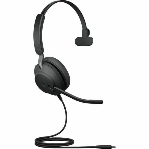 Jabra Evolve2 40 SE MS Mono Headset USB-C/A Wired Over-head Black