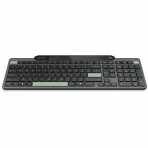 Lenovo Self-Charging Wireless Keyboard Bluetooth 5.1 US English QWERTY Black