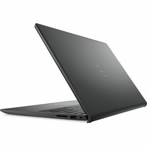 A rear view of the Dell Pro 15 PV15255, with the lid half open