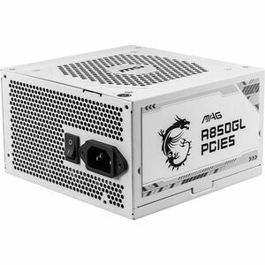 MSI MAG A850GL 850W ATX 3.1 PCIe 5 80+ Gold Modular Power Supply White