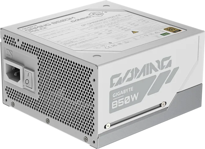 GIGABYTE Gaming 850GM PG5 ICE 850W 80 Plus Gold Modular ATX 3.1 PSU White
