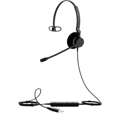 Jabra BIZ 2300 USB UC Mono Wired On-Ear Headset Black