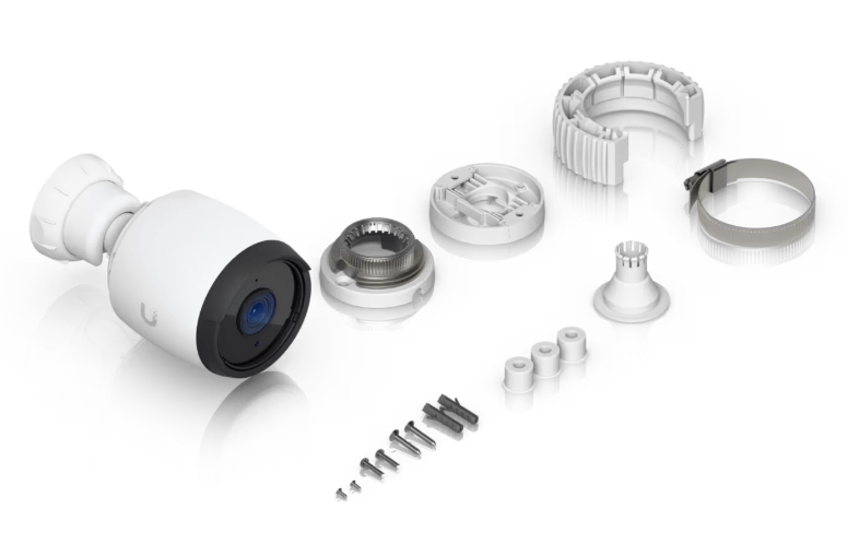 UBIQUITI UniFi PROTECT G6 BULLET CAMERA, IR (30M), 4K(8MP), 30FPS, IP66, WHITE, 1YR