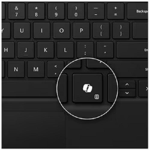 SURFACE PRO 10, KEYBOARD, NO PEN AND NO PEN SLOT - BLACK - EP2-00406