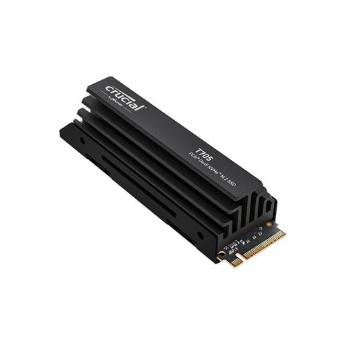 CRUCIAL T705 2TB + HEATSINK, M.2 INTERNAL NVMe PCIe5 NVMe SSD