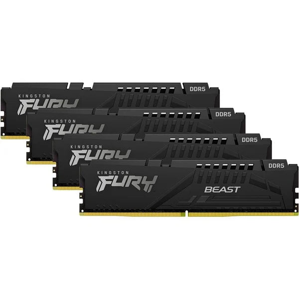 Kingston FURY Beast 128GB DDR5 5600MHz CL40 Dual Rank 4x32GB Desktop Kit